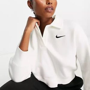 Cropped Nike Phoenix polo sweatshirt
